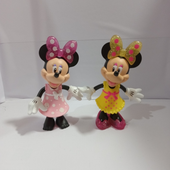 Minnie Mouse Bowtique Snap On Lot of 2 Doll Toys - Picture 4 of 4